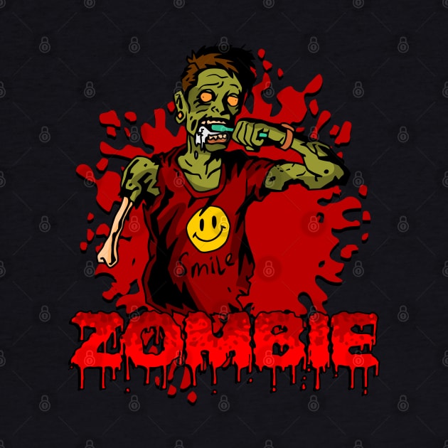 Zombie Brush Your Teeth by RadStar